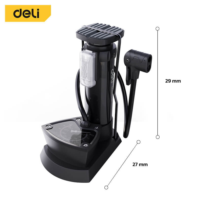 เครื่องสูบลม DELI EDL880003-BK-01 80PSI สีดำ_9
